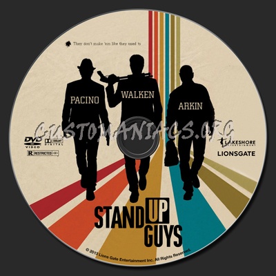 Stand Up Guys dvd label