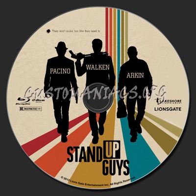 Stand Up Guys blu-ray label