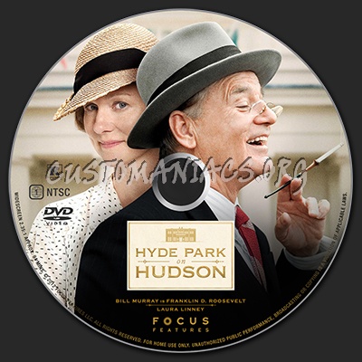 Hyde Park on Hudson dvd label