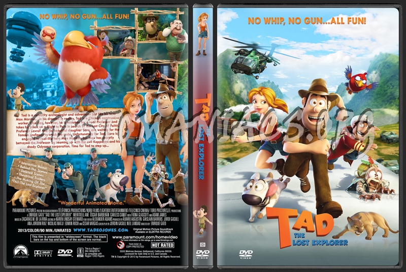 Tad, the Lost Explorer (aka Las aventuras de Tadeo Jones) dvd cover