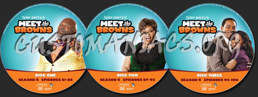 Meet the Browns Season 5 dvd label