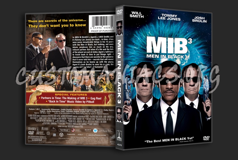 Men in Black 3 dvd cover