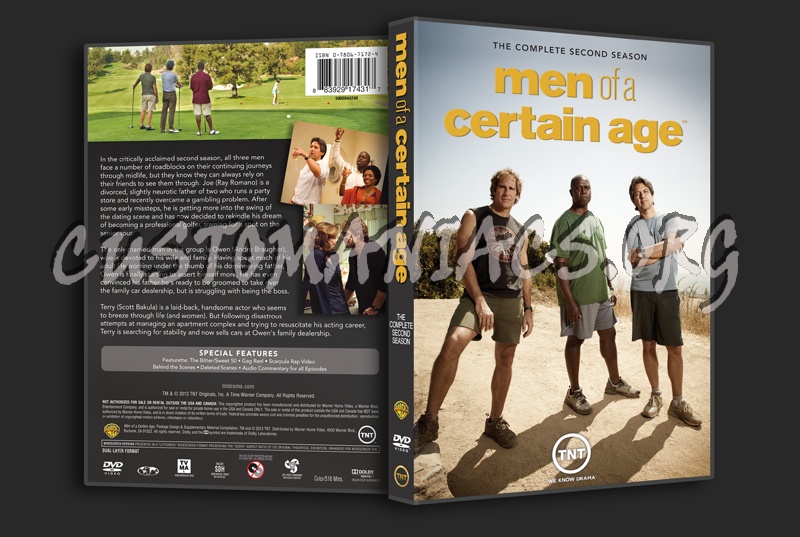 Men of A Certain Age Season 2 dvd cover