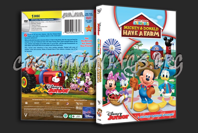 Mickey Mouse Clubhouse Mickey & Donald Have a Farm dvd cover