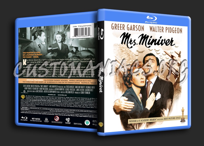 Mrs. Miniver blu-ray cover