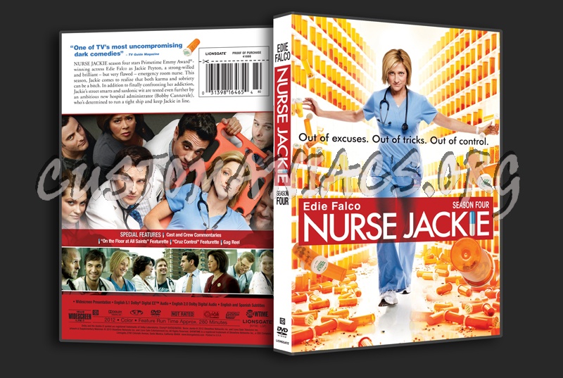 Nurse Jackie Season 4 dvd cover