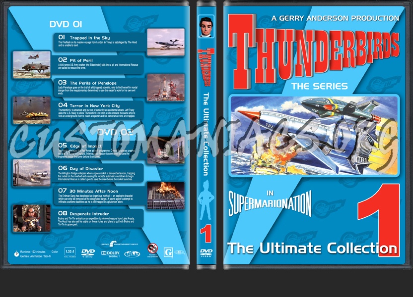 Thunderbirds - The Complete Collection dvd cover
