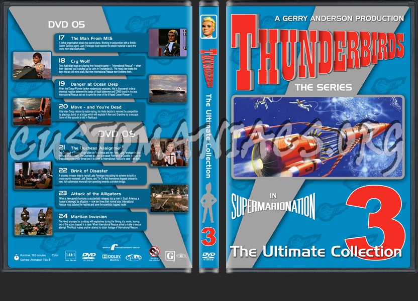 Thunderbirds - The Complete Collection dvd cover