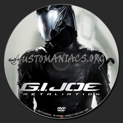 G.I. Joe : Retaliation (2013) dvd label