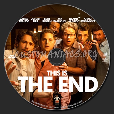 This Is The End dvd label