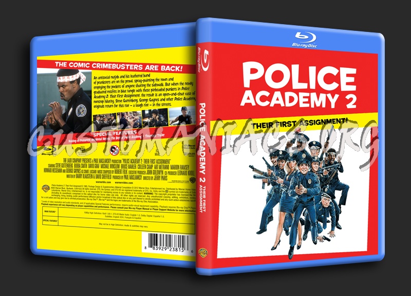 Police Academy 2 blu-ray cover
