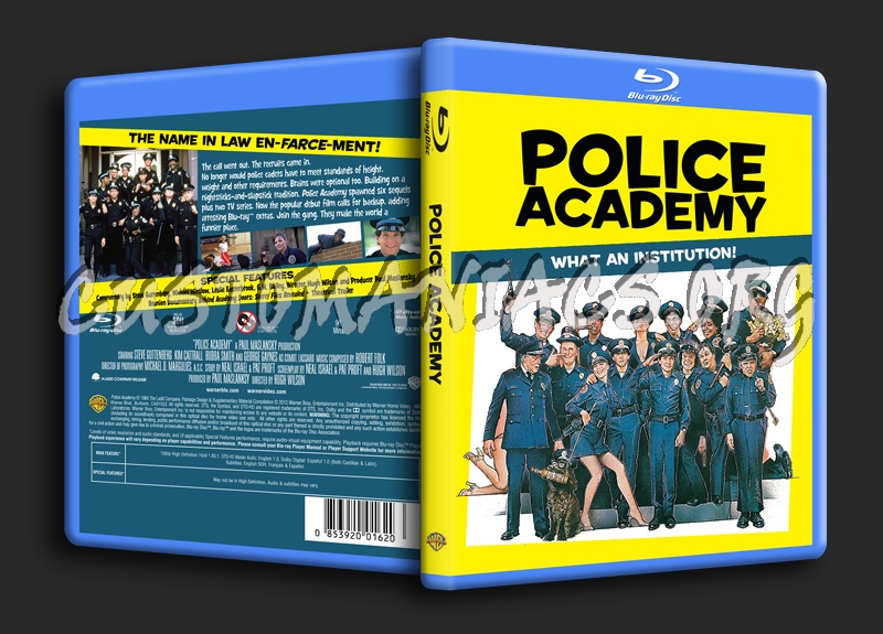 Police Academy blu-ray cover