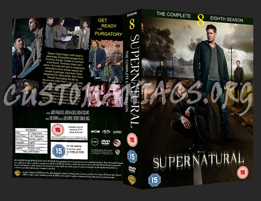 Supernatural Season 8 dvd cover