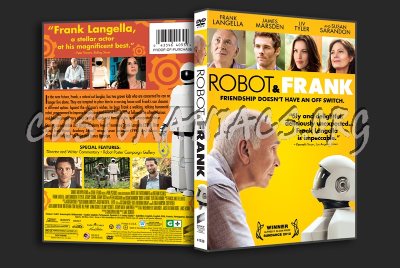 Robot & Frank dvd cover