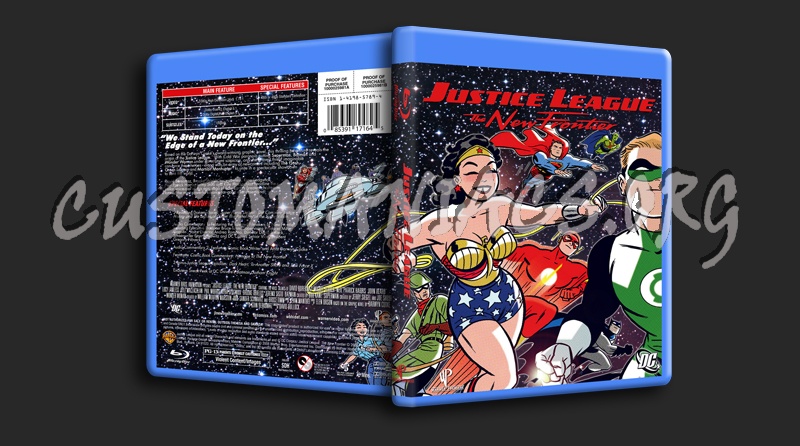 Justice League: The New Frontier blu-ray cover