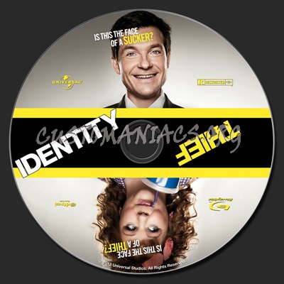 Identity Thief blu-ray label