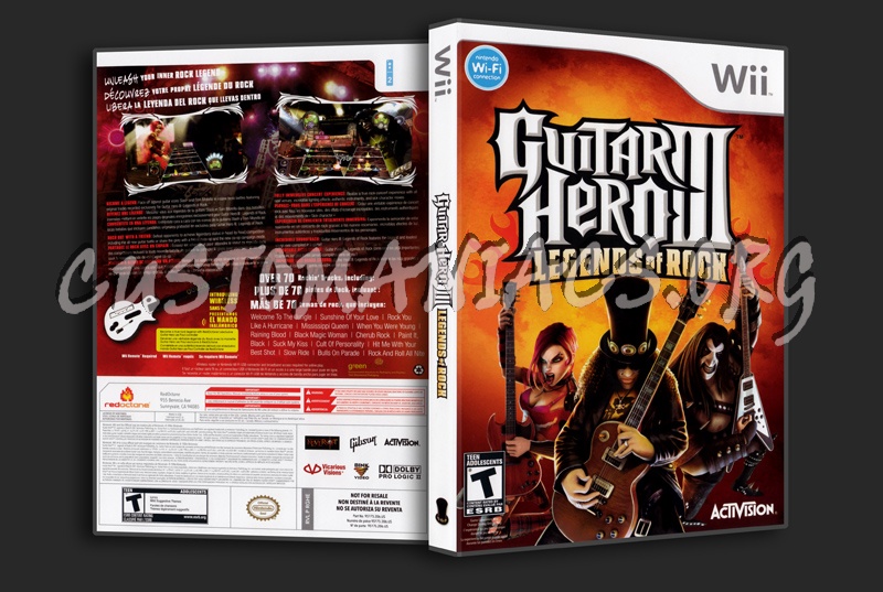 Guitar Hero 3 dvd cover