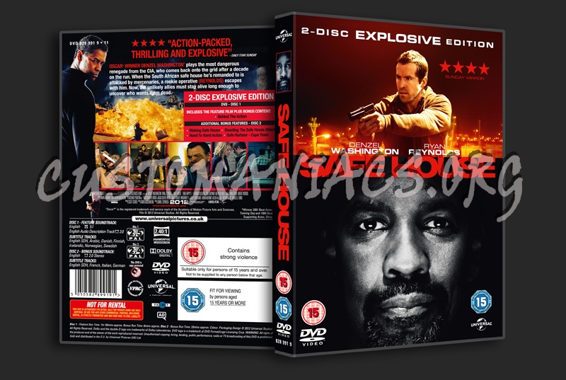 Safe House dvd cover