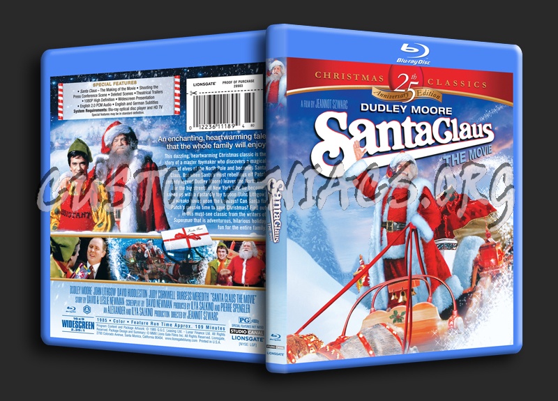 Santa Claus the Movie blu-ray cover