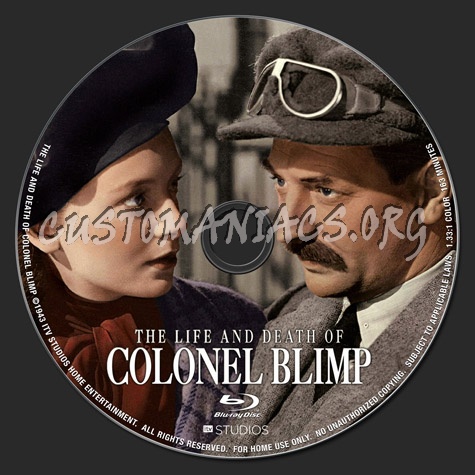 The Life and Death of Colonel Blimp blu-ray label