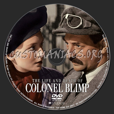 The Life and Death of Colonel Blimp dvd label