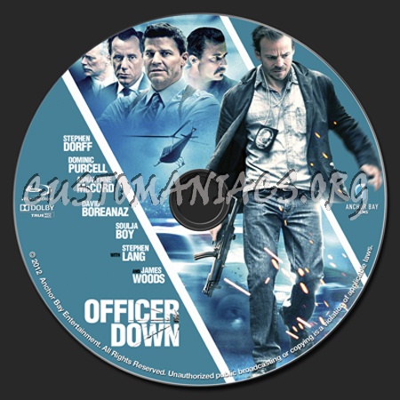 Officer Down blu-ray label