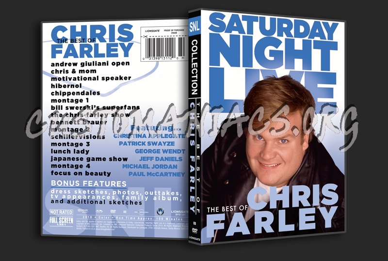 Saturday Night Live: The Best of Chris Farley dvd cover