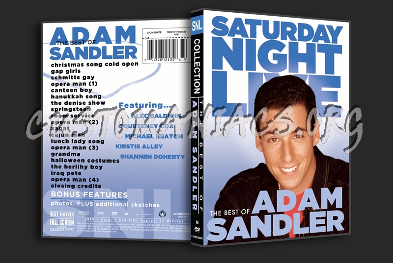 Saturday Night Live: The Best of Adam Sandler dvd cover