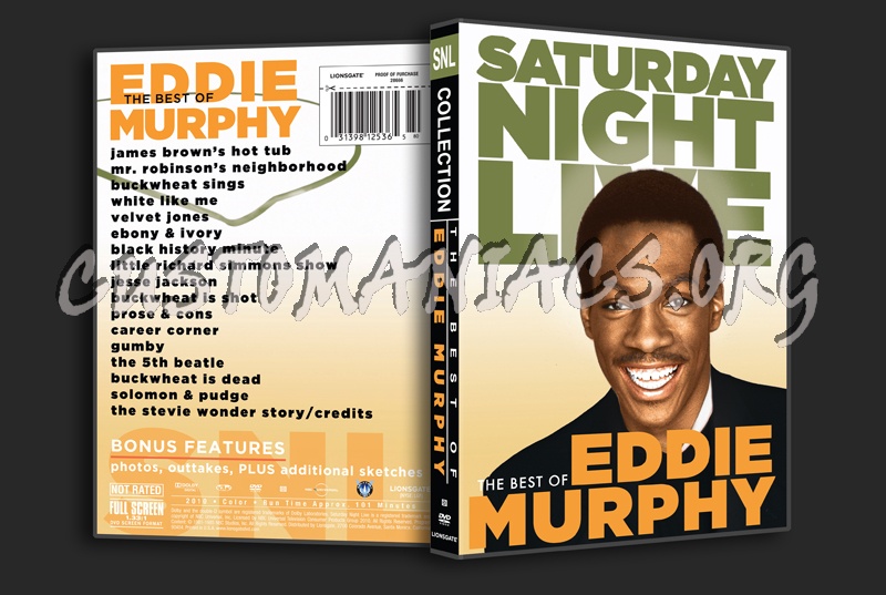 Saturday Night Live: the Best of Eddie Murphy dvd cover