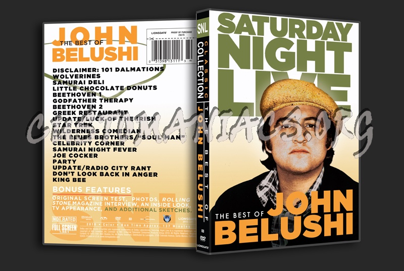 Saturday Night Live: The Best of John Belushi dvd cover