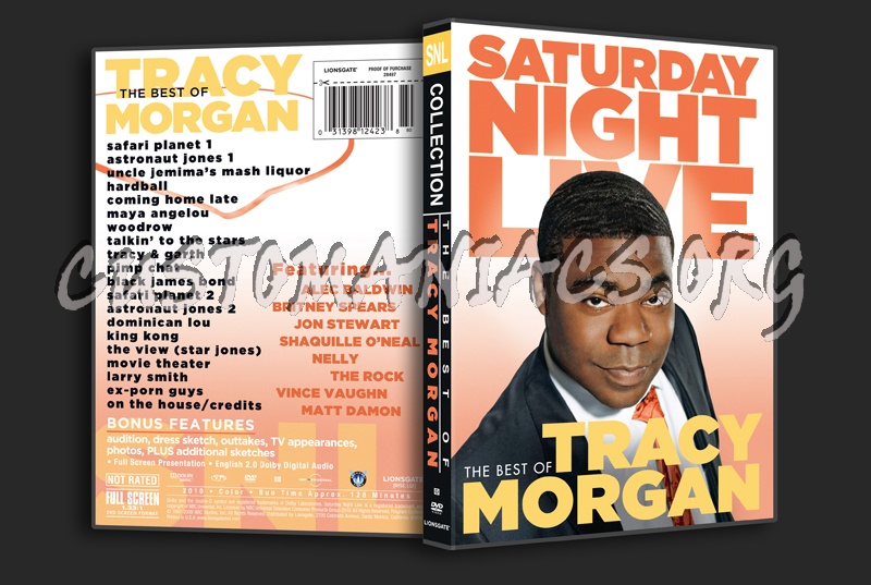 Saturday Night Live: The Best of Tracy Morgan dvd cover