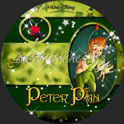 Peter Pan dvd label