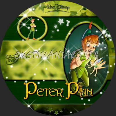 Peter Pan dvd label