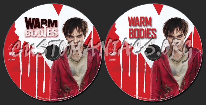 Warm Bodies dvd label