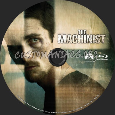 The Machinist blu-ray label