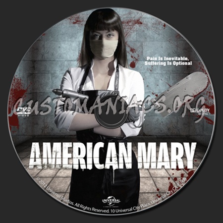 American Mary dvd label