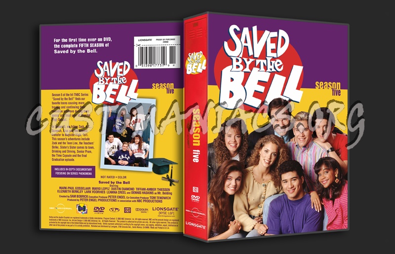 Saved by the Bell Season 5 dvd cover