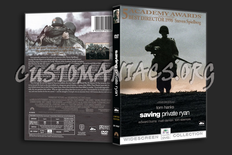 Saving Private Ryan dvd cover