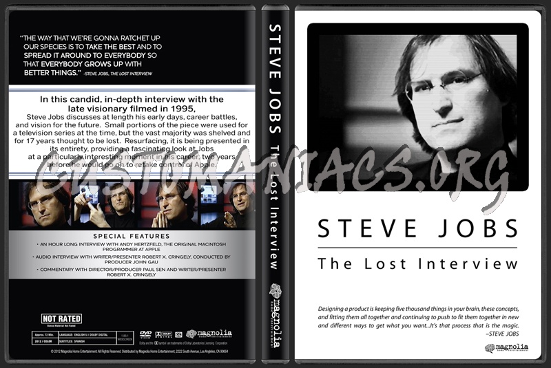 Steve Jobs: The Lost Interview dvd cover