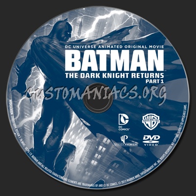 Batman: The Dark Knight Returns Part 1 dvd label