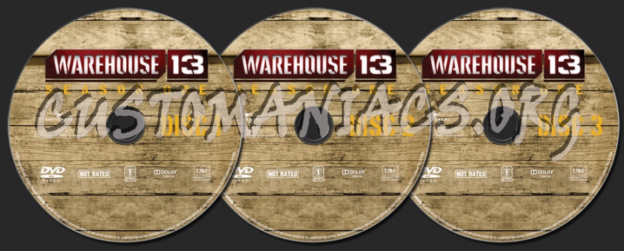 Warehouse 13 Season 1 dvd label