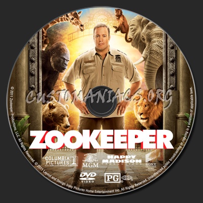 Zookeeper dvd label