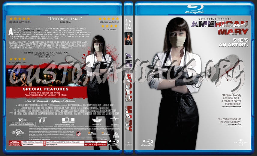 American Mary blu-ray cover