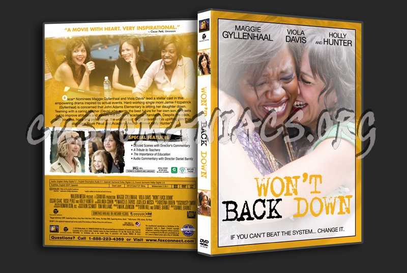 Won't Back Down dvd cover