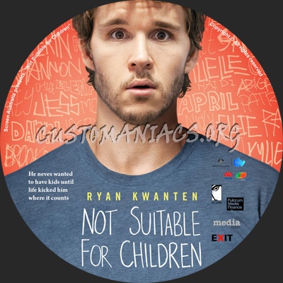 Not Suitable for Children dvd label