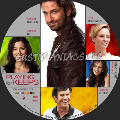 Playing for Keeps dvd label