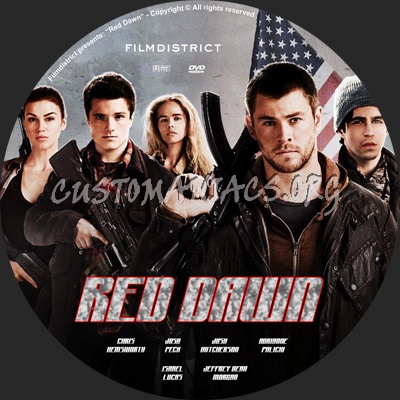 Red Dawn dvd label