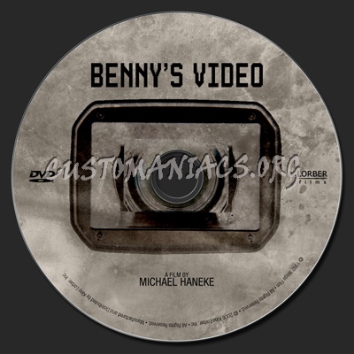 Benny's Video dvd label