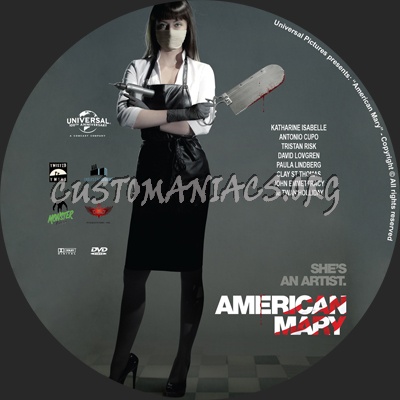 American Mary dvd label