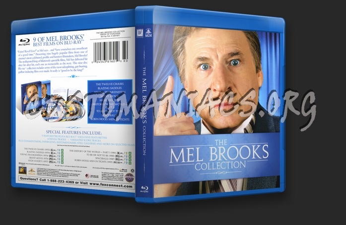 The Mel Brooks Collection blu-ray cover